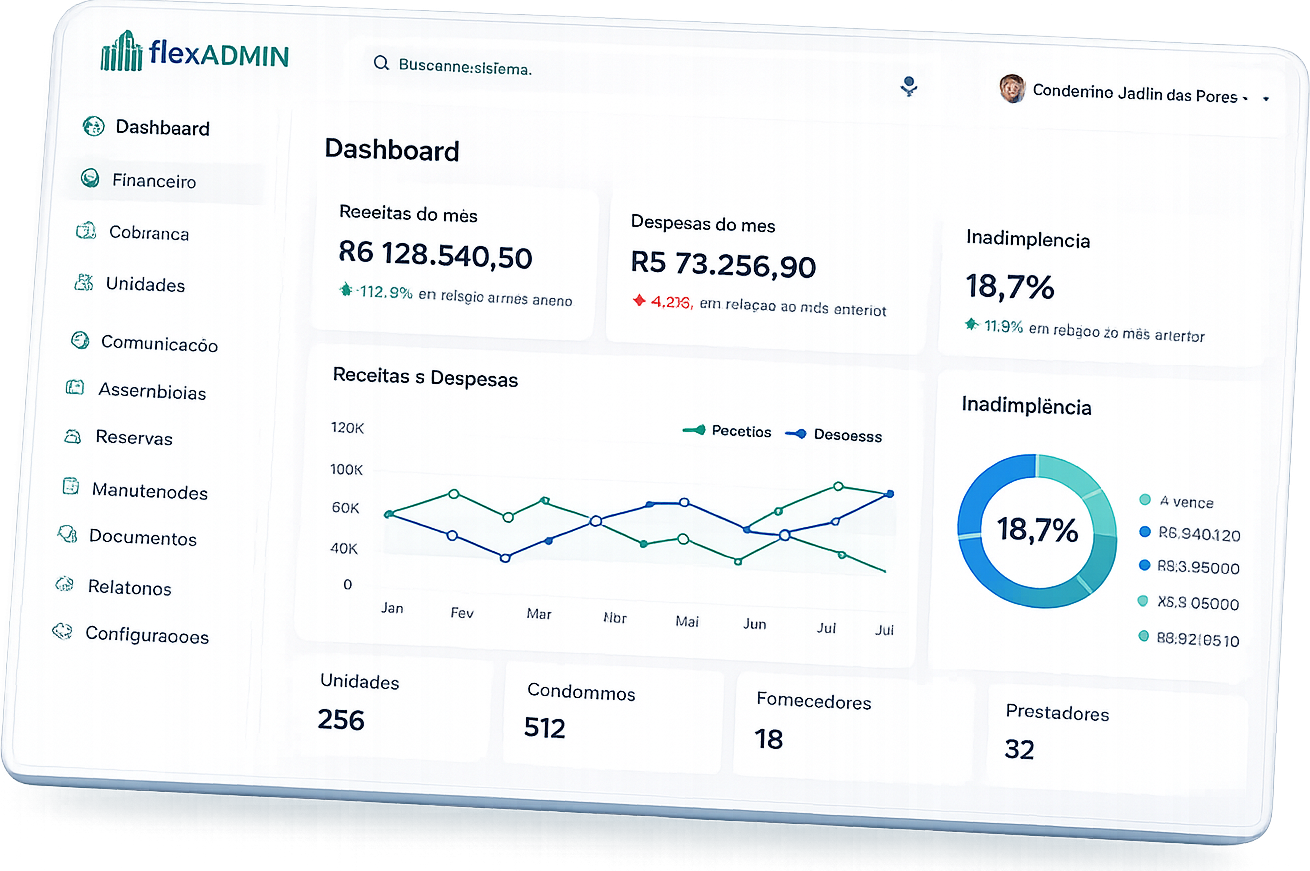 Dashboard flexADMIN