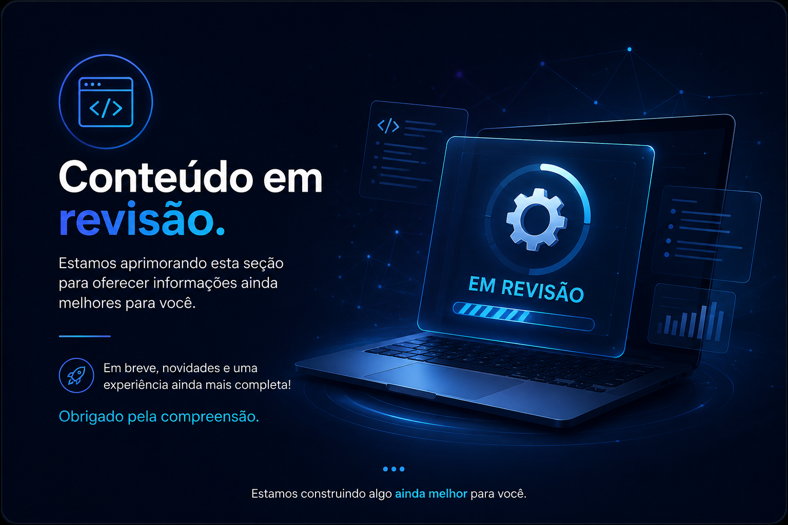 Conteúdo em revisão